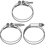 Exhaust Clamps Constant Torque & T-Bolt